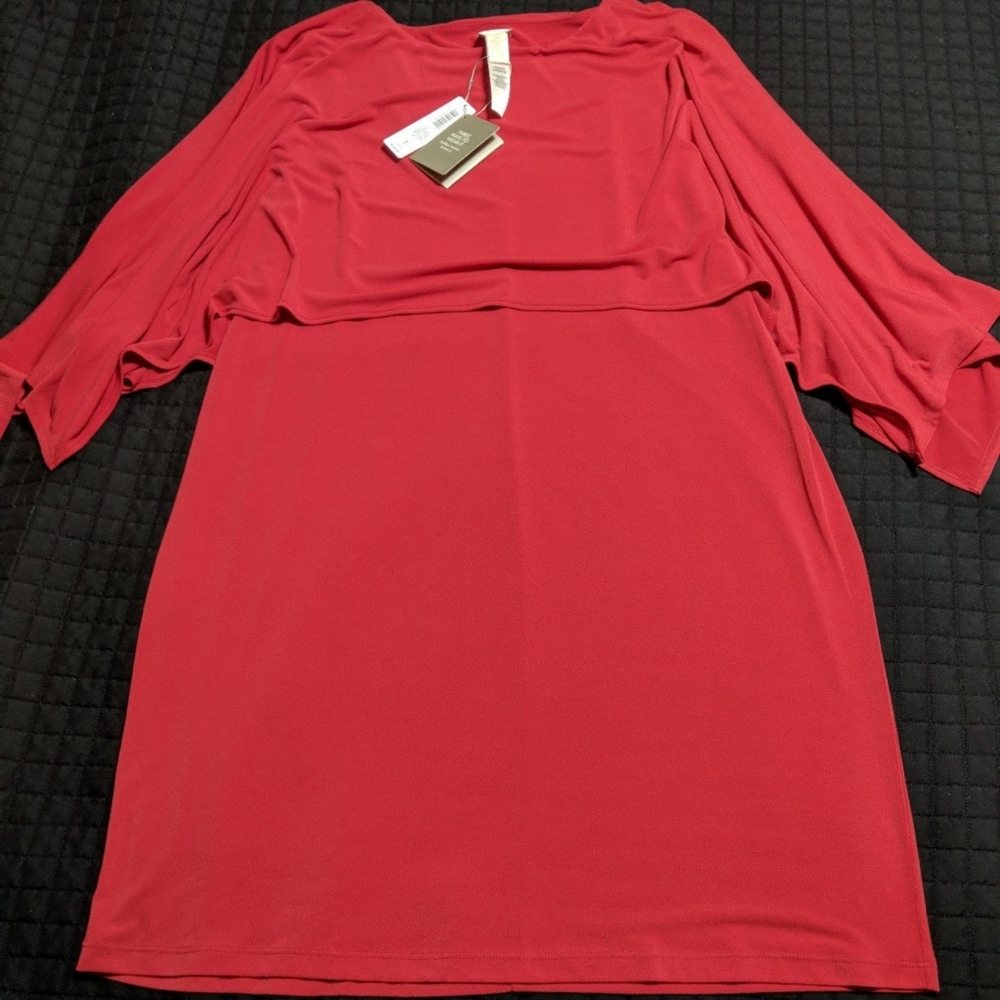 Chico's Popover Cape Dress